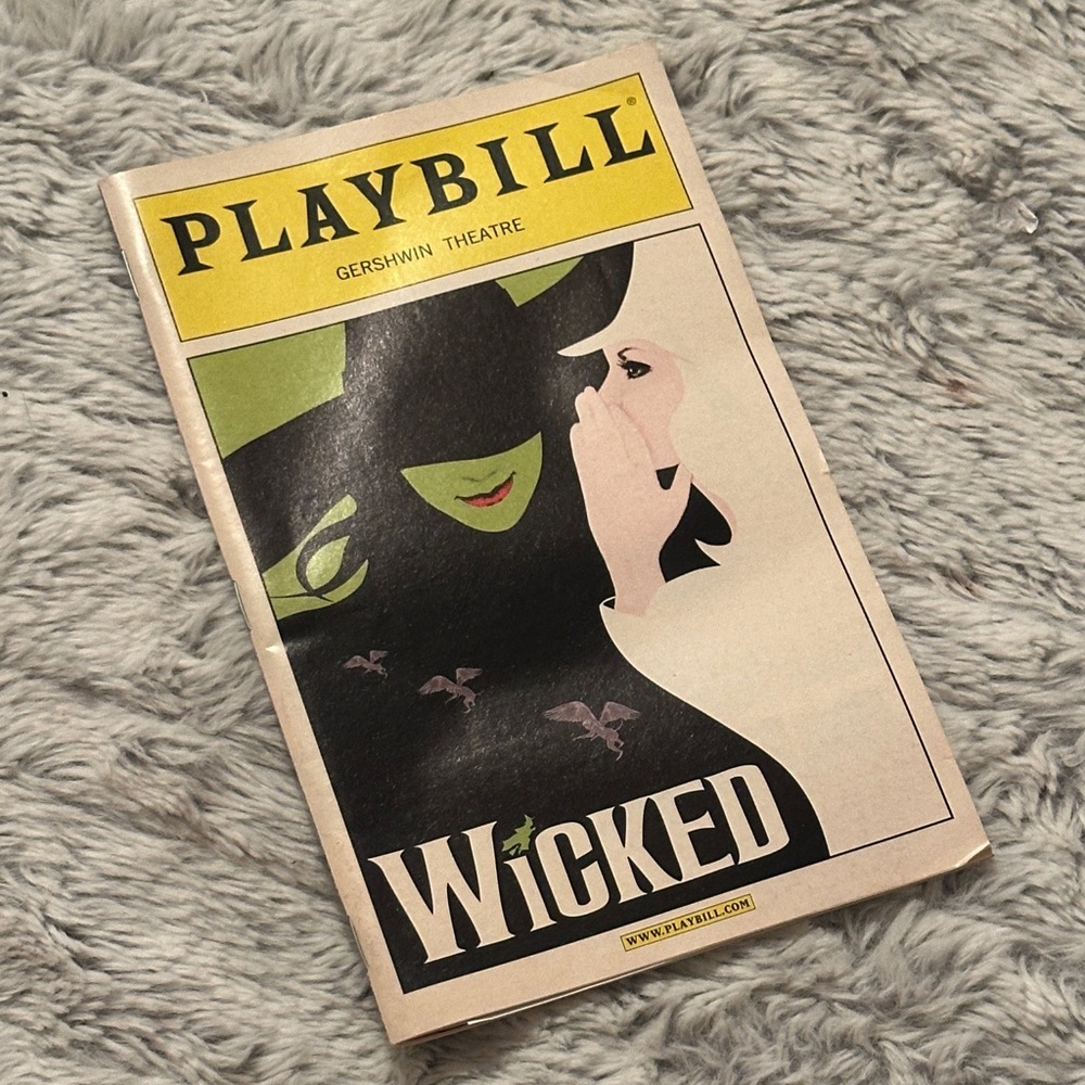 Wicked Playbill with Iconic Cover Art